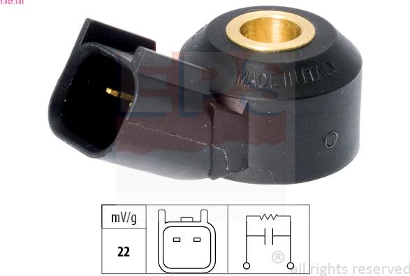 EPS 1.957.141 - Knock Sensor www.parts5.com