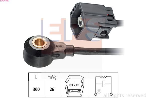 EPS 1.957.105 - Knock Sensor www.parts5.com