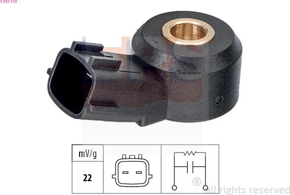 EPS 1.957.115 - Knock Sensor www.parts5.com