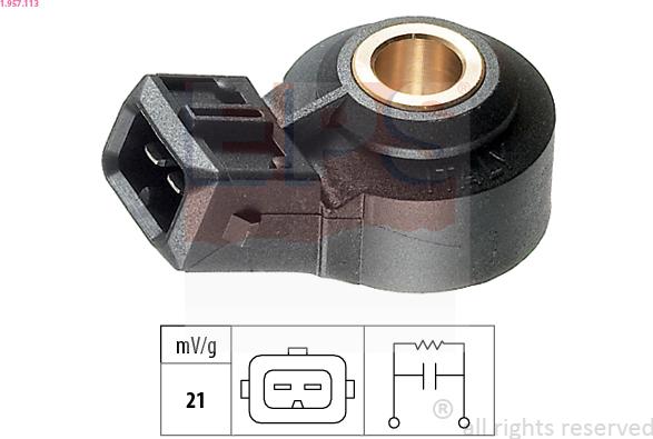 EPS 1.957.113 - Knock Sensor www.parts5.com