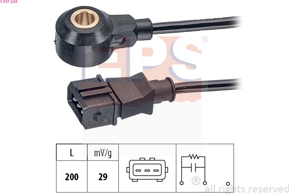 EPS 1.957.244 - Knock Sensor www.parts5.com