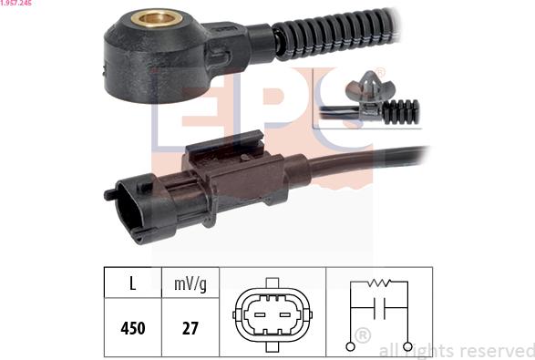 EPS 1.957.245 - Knock Sensor www.parts5.com