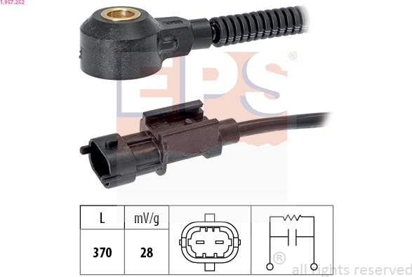 EPS 1.957.252 - Knock Sensor www.parts5.com