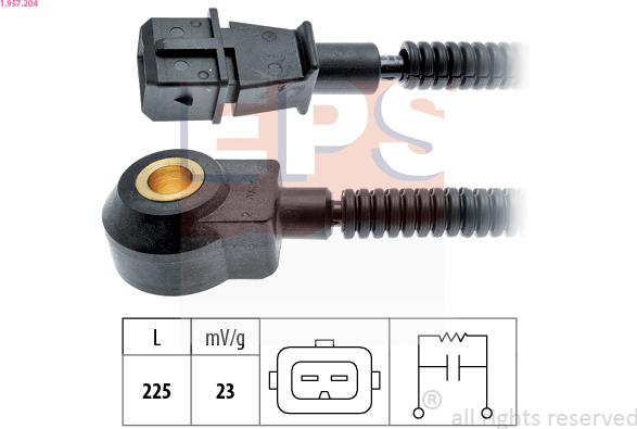 EPS 1.957.204 - Knock Sensor www.parts5.com