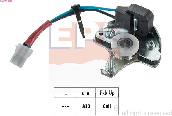 EPS 1.930.180M - Sensor, ignition pulse parts5.com