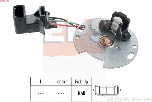 EPS 1.930.182 - Sensor, ignition pulse www.parts5.com