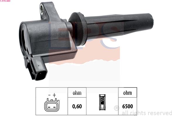 EPS 1.970.480 - Ignition Coil www.parts5.com