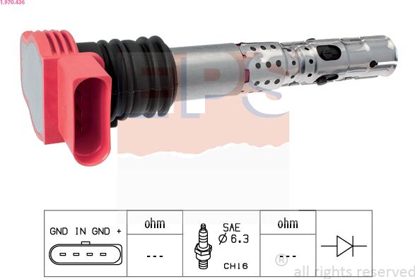 EPS 1.970.436 - Sytytyspuola www.parts5.com