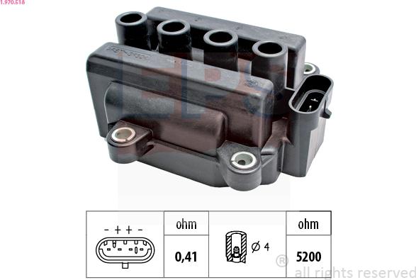 EPS 1.970.518 - Ateşleme bobini www.parts5.com