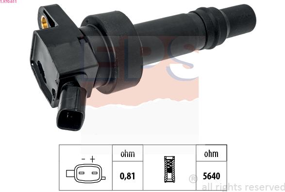 EPS 1.970.611 - Ignition Coil www.parts5.com