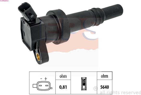 EPS 1.970.612 - Ignition Coil www.parts5.com