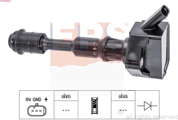 EPS 1.970.637 - Indukcioni kalem (bobina) www.parts5.com