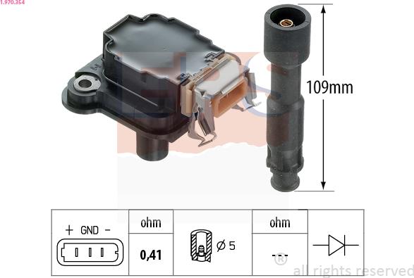 EPS 1.970.354 - Bobina de inductie www.parts5.com