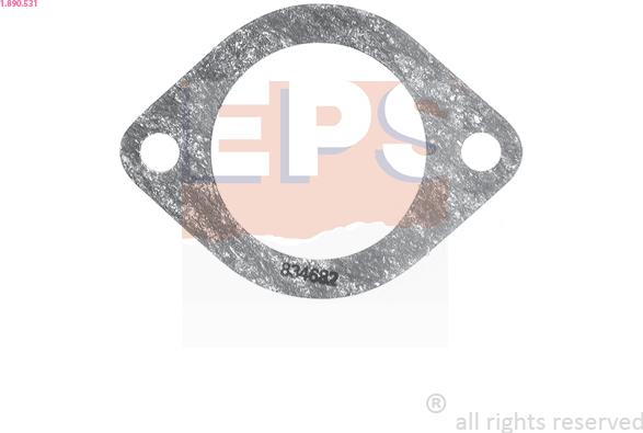 EPS 1.890.531 - Gasket, thermostat www.parts5.com