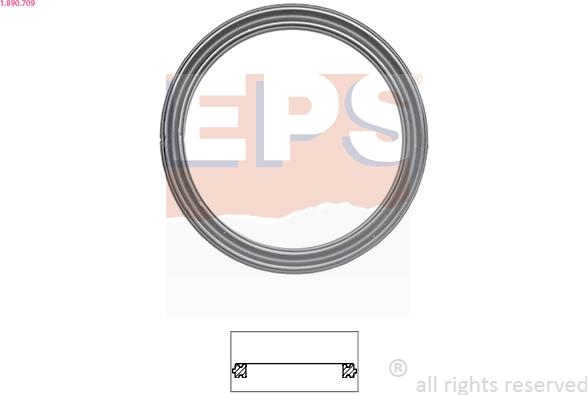 EPS 1.890.709 - Joint d'étanchéité, thermostat www.parts5.com