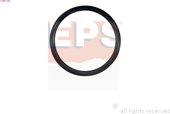 EPS 1.890.736 - Gasket, thermostat www.parts5.com