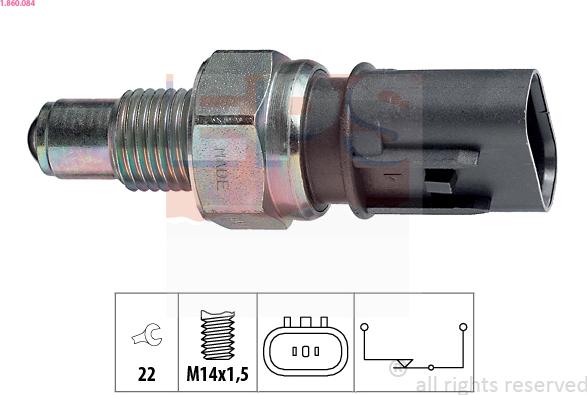 EPS 1.860.084 - Comutator, lampa marsalier www.parts5.com