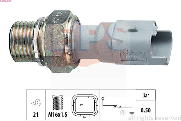 EPS 1.800.130 - Sensor, presión de aceite www.parts5.com