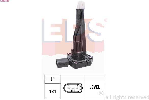 EPS 1.800.240 - Sensor, engine oil level www.parts5.com