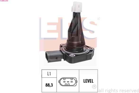 EPS 1.800.241 - Sensor, engine oil level www.parts5.com