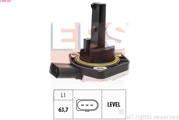 EPS 1.800.248 - Sensor, nivel de aceite del motor www.parts5.com