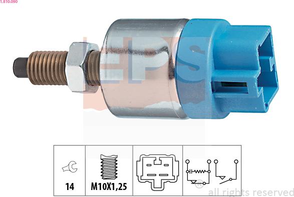 EPS 1.810.090 - Brake Light Switch www.parts5.com