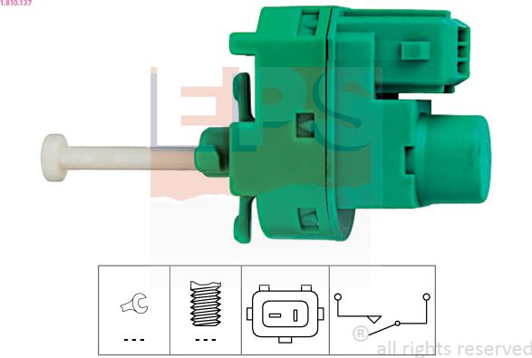 EPS 1.810.137 - Brake Light Switch www.parts5.com