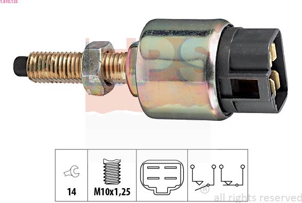 EPS 1.810.125 - Brake Light Switch www.parts5.com