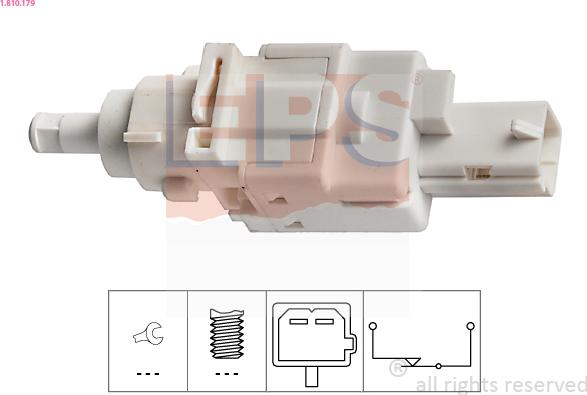 EPS 1.810.179 - Comutator lumini frana www.parts5.com