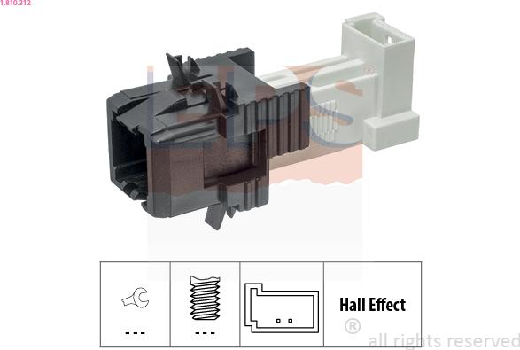 EPS 1.810.312 - Brake Light Switch parts5.com