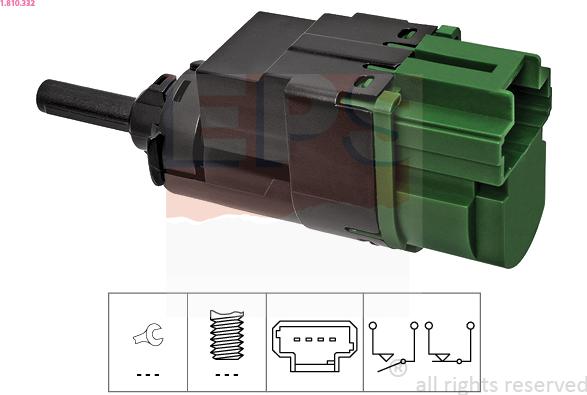 EPS 1.810.332 - Brake Light Switch www.parts5.com