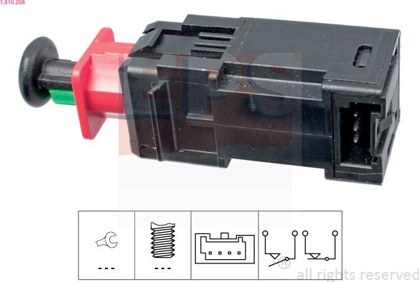 EPS 1.810.208 - Comutator lumini frana www.parts5.com