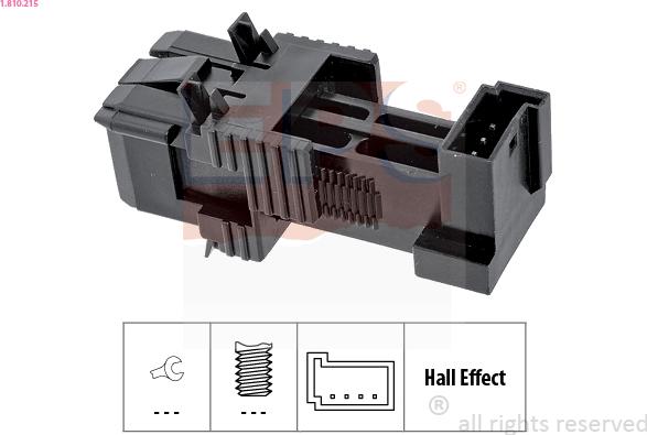 EPS 1.810.215 - Brake Light Switch parts5.com