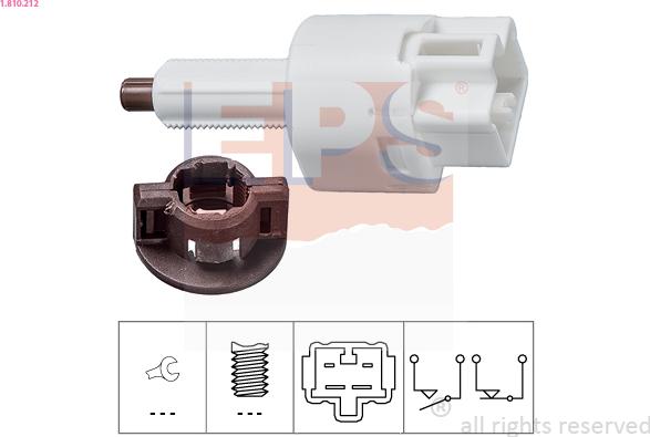 EPS 1.810.212 - Brake Light Switch www.parts5.com