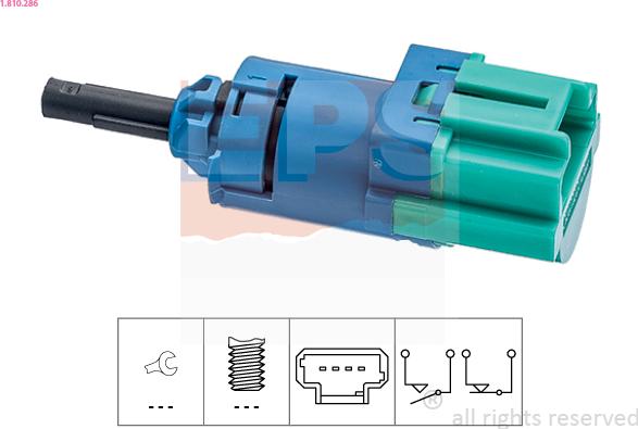 EPS 1.810.286 - Interruptor luces freno www.parts5.com