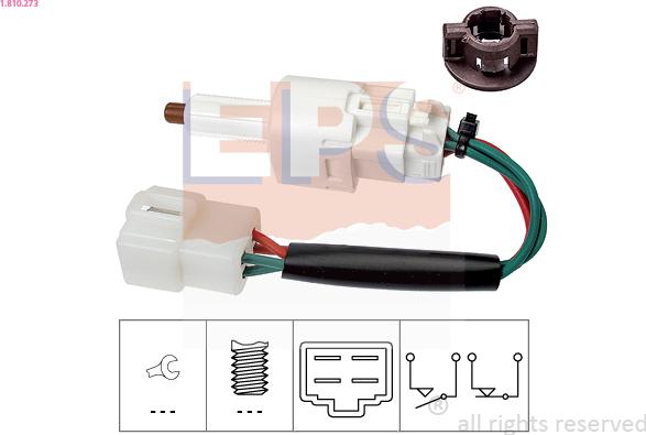 EPS 1.810.273 - Brake Light Switch www.parts5.com