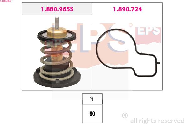 EPS 1.880.965 - Termostat, chladivo www.parts5.com