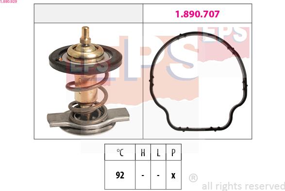 EPS 1.880.929 - Thermostat d'eau www.parts5.com