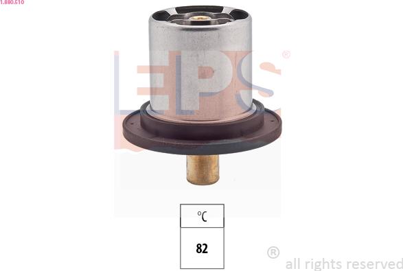 EPS 1.880.510 - Thermostat, coolant www.parts5.com