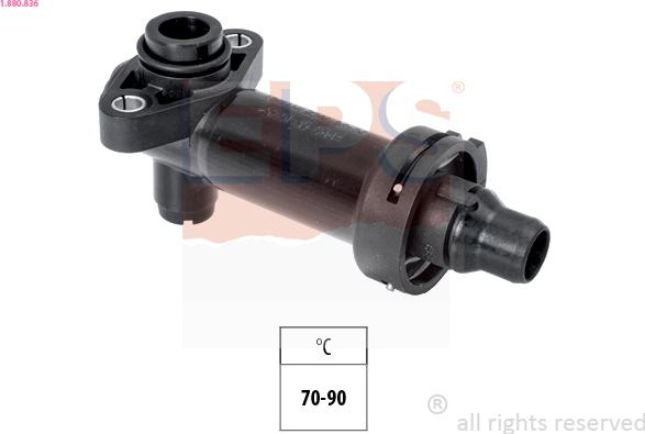 EPS 1.880.836 - Thermostat, EGR cooling www.parts5.com