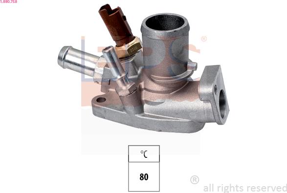 EPS 1.880.758 - Termostato, refrigerante www.parts5.com