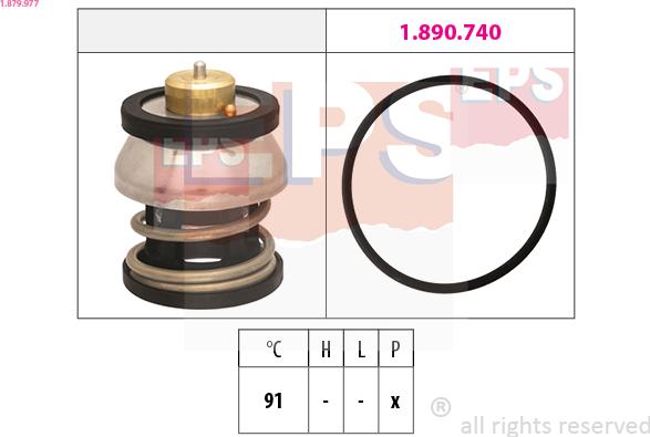 EPS 1.879.977 - Termostat, hladilno sredstvo www.parts5.com