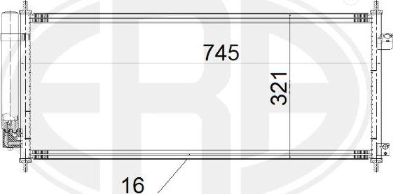 ERA 667199 - Condenser, air conditioning www.parts5.com