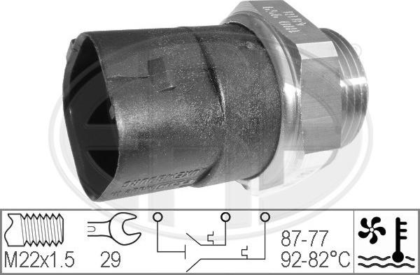 ERA 330283 - Teplotný spínač ventilátora chladenia www.parts5.com