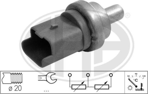 ERA 330742 - Czujnik, temperatura płynu chłodzącego www.parts5.com