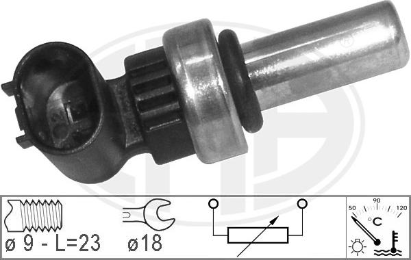 ERA 330757 - Датчик, температура охлаждающей жидкости www.parts5.com