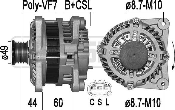 ERA 209515A - Generator / Alternator www.parts5.com