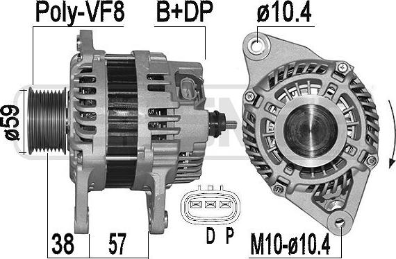 ERA 209525A - Alternator www.parts5.com