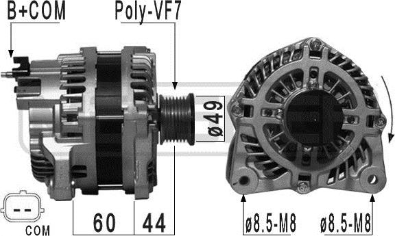 ERA 209010A - Generator / Alternator www.parts5.com