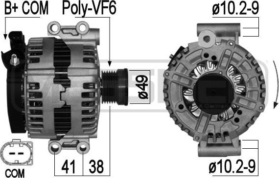 ERA 209038A - Laturi www.parts5.com